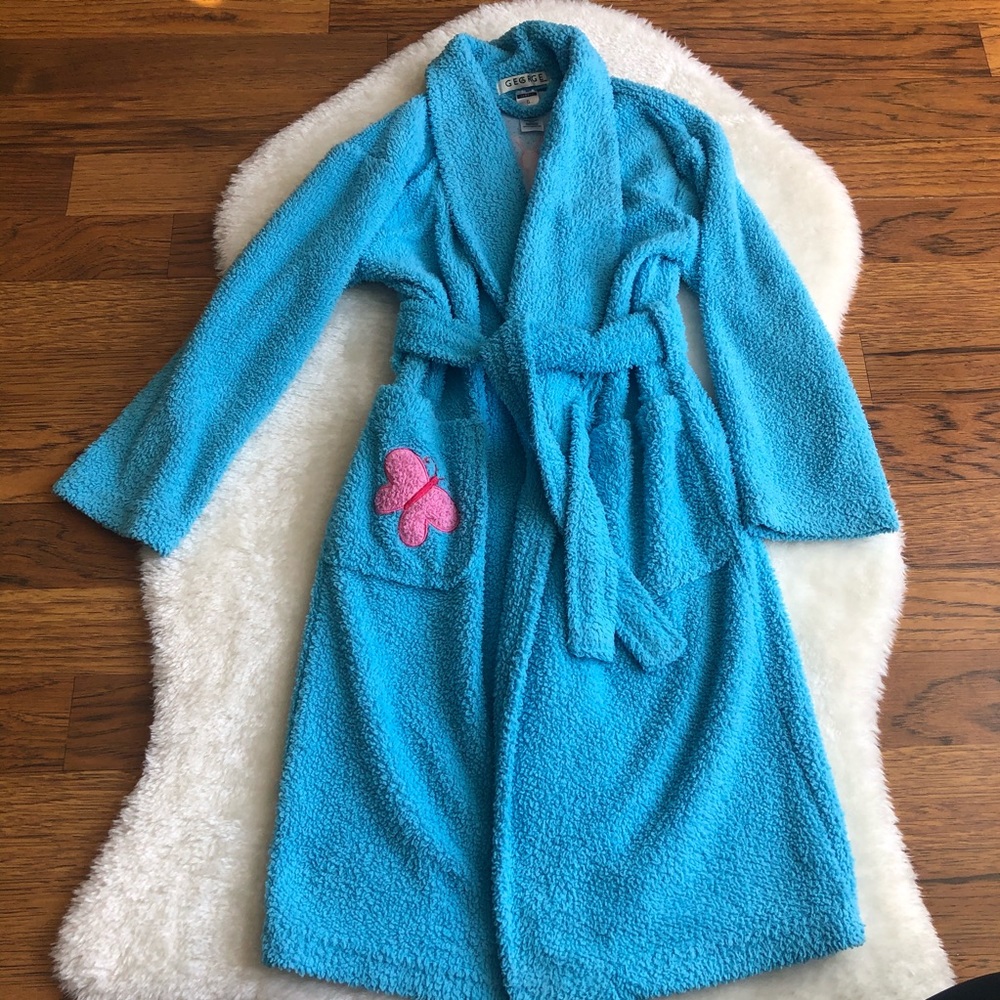 Cozy Girls Robe - with belt - size 6